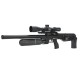 Пневматическая редукторная винтовка FX Airgun Leopard Black Sniper Bottle .177 кал