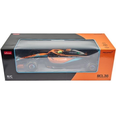 Машинка Rastar McLaren F1 W11 MCL36 1:12. Помаранчевий