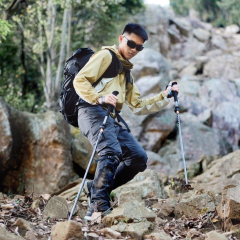 Трекінгова палиця Naturehike CNK2450DS013, 103-120 см, зелена