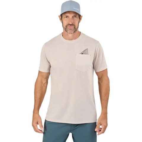 Футболка Grundens Species Pocket Tee S Bone Heather