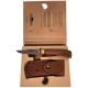 Ніж Old Bear Gift Box - Classic M, sheath in leather, walnut