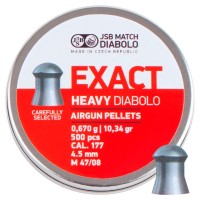 Пули пневм JSB Diabolo Exact Heavy 4,52 мм 0,670 гр. (500 шт/уп)