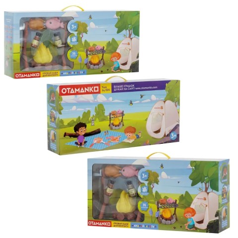 Ігровий набір OTAMANKO для кемпінгу «Мандруй та готуй» , 35 елементів