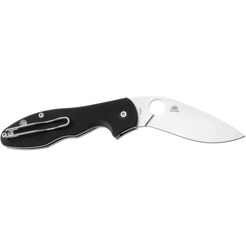 Нож Spyderco Retract 9Cr18MoV, G-10, Plainedge black