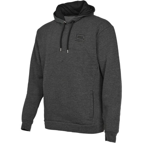 Кофта Glock 2XL мужская с капюшоном, коттон/полиэст dark gray
