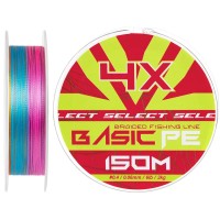 Шнур Select Basic PE Multicolor 150m #0.4/0.06mm 6lb/3kg