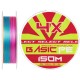 Шнур Select Basic PE Multicolor 150m #0.4/0.06mm 6lb/3kg