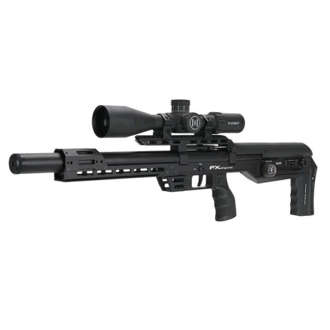 Пневматическая редукторная винтовка FX Airgun Leopard Black STD Tube .177 кал