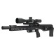 Пневматическая редукторная винтовка FX Airgun Leopard Black STD Tube .177 кал