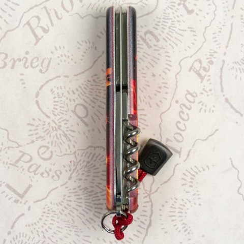 Складаний ніж Victorinox SPARTAN ZODIAC Червоний вогняний кінь 1.3603.Z5200pk