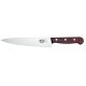 Нож кухонный разделочный Victorinox Wood 19 см, серрейтор, розовое дерево
