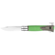 Нож Opinel №12 Explore, w/ Tick Remover ц:green
