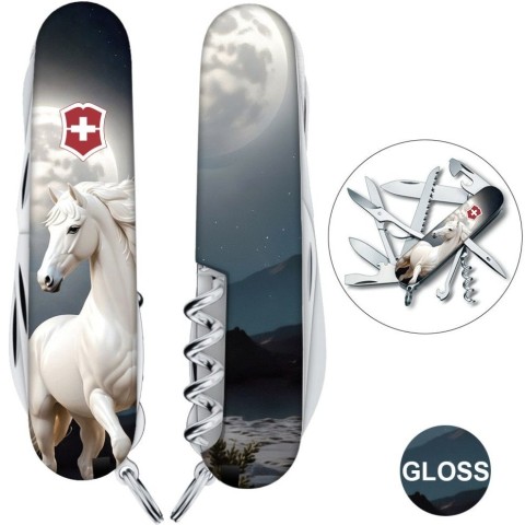 Складаний ніж Victorinox HUNTSMAN ZODIAC Магічний кінь 1.3713.3.Z5280pk