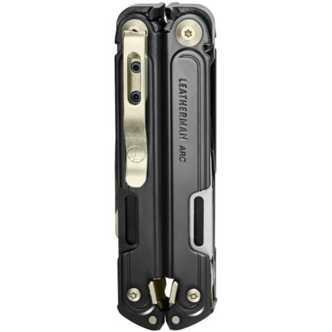 Мультиінструмент Leatherman ARC Obsidian Limited, шкіряний чохол, біти