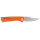 Ніж Acta Non Verba Z100 Mk.II (stonewash, liner lock, plain), помаранчевий
