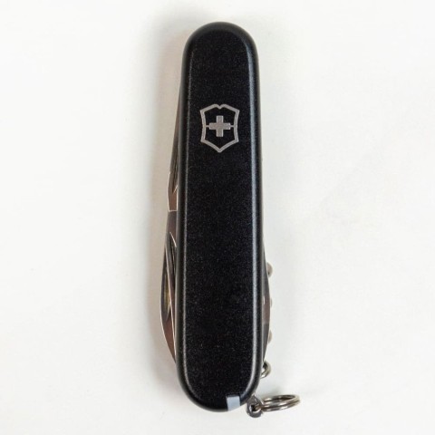 Ніж Victorinox Spartan Mat 91мм,12функ,чорн.мат,штоп