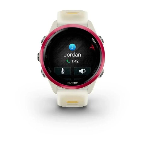 Смарт-часы Garmin Forerunner 570 (42 мм) малиновый алюминий слоновая кость/манго