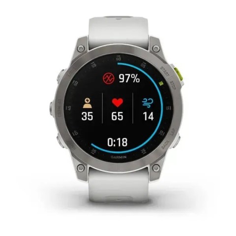 Смарт-годинник Garmin epix Gen 2 Sapphire білий титановий