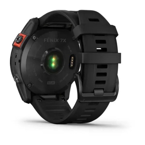 Смарт-часы Garmin fenix 7X Solar сланцево-серые с черным ремешком