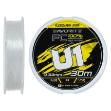 Флюорокарбон Favorite U1 FC 30m #4.0/0.33mm 16.0lb/7.25kg