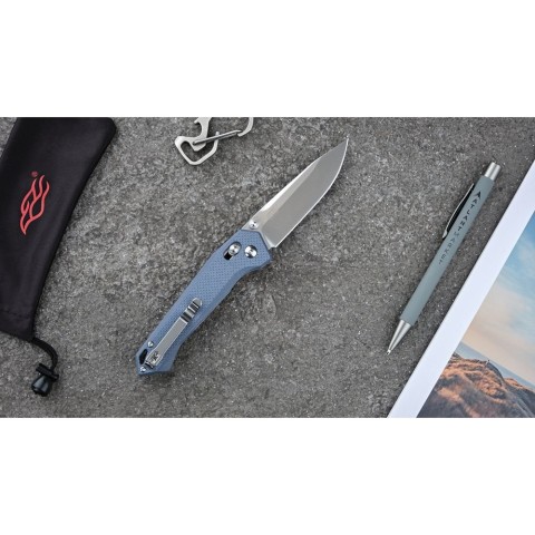 Ніж складаний туристичний  Firebird FB7651 (8.3 см) 440С / G10 сірий
