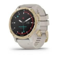 Смарт-часы Garmin Descent Mk2S светло-золотистые с песочным ремешком