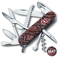 Нож Victorinox Swiss Army Huntsman Design Принт Кожа питона