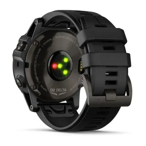 Смарт-годинник Garmin D2 Delta PX з титановим DLC-ремінцем для авіаторів