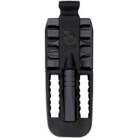 Переходник-битодержатель LEATHERMAN на крестовую отвертку мультитула, с битами, черный