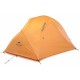 Намет надлегкий двомісний  з футпринтом Naturehike Star-River 2 Updated NH17T012-T, 210T, помаранчевий