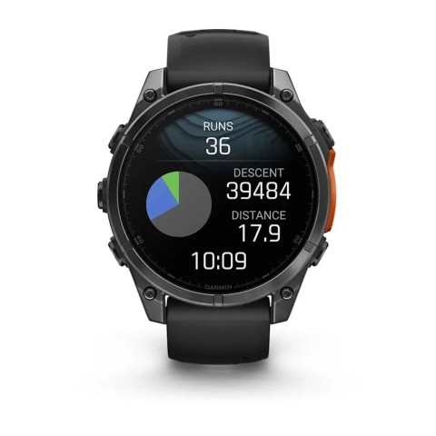 Garmin Fenix 8 AMOLED (47 мм) сланцево-сірий/чорний