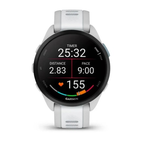 Смарт-годинник Garmin Forerunner 165 Music туманно-сірий/білий камінь