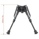 Сошки Vector Optics 155-230 мм на антабку. Карбоновое волокно, подпружиненые с рычагом