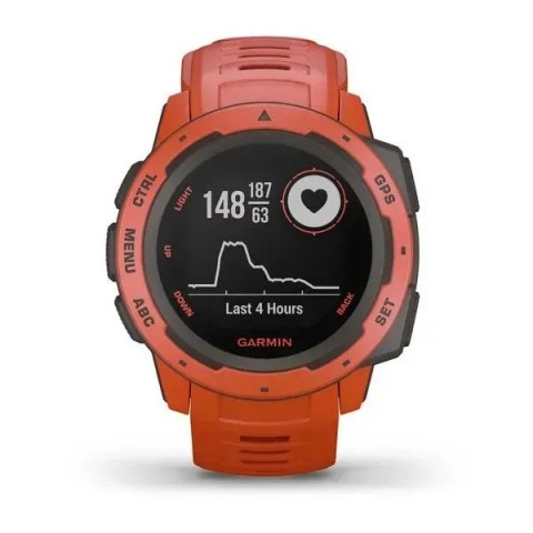 Смарт-часы Garmin Instinct Flame Red