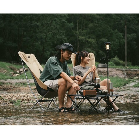 Крісло складане Naturehike Stellaluna L04 CNK2450JJ015, розмір L, алюміній, коричневий