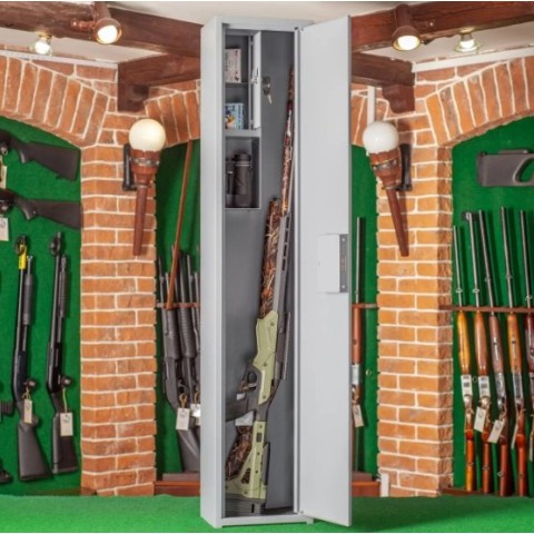 Сейф збройовий ШОЕ-1400, сірий