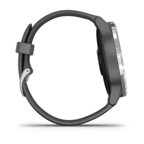 Смарт-годинник Garmin vivoactive 4 сірий зі сріблястим безелем