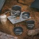 Набір посуду (2 каструлі, казанок, сковорідка) Naturehike CNH22CJ002, алюміній