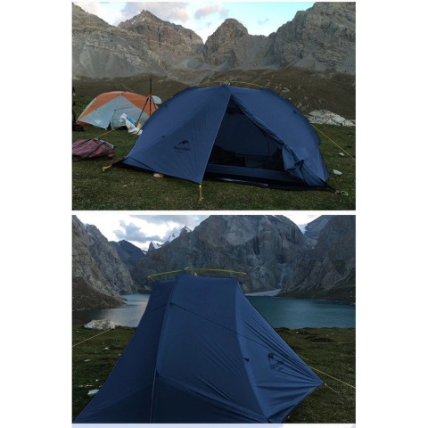 Намет двомісний Naturehike Tagar NH17T180-J, темний блакитний