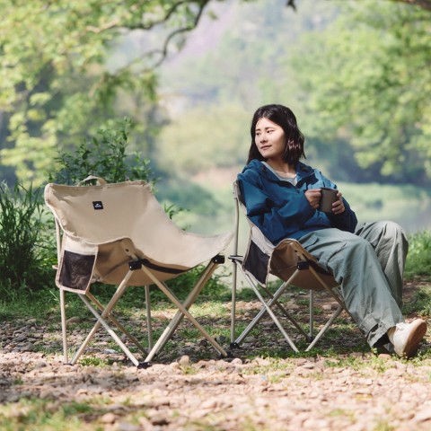 Стілець складаний Naturehike Stellaluna T01 CNH23JU13002, L, бежевий