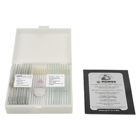 Набір мікропрепаратів KONUS Здорові тканини людського тіла, частина II (10 шт.)