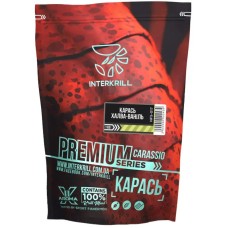 Прикормка INTERKRILL PREMIUM SERIES Карась-Халва-Ваніль 1кг