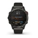 Смарт-часы Garmin fenix 6 Pro Solar Edition титановые углеродно-серые DLC с титановым DLC ремешком