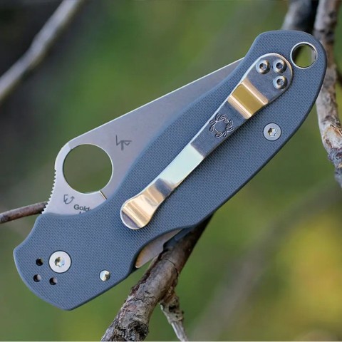 Ніж Spyderco Para 3, Maxamet, G-10 dark gray