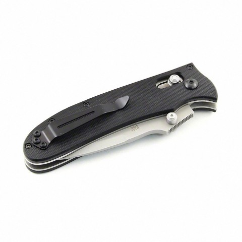 Ніж складаний туристичний Ganzo G704 ( 8.6 см) 440С / G10 чорний