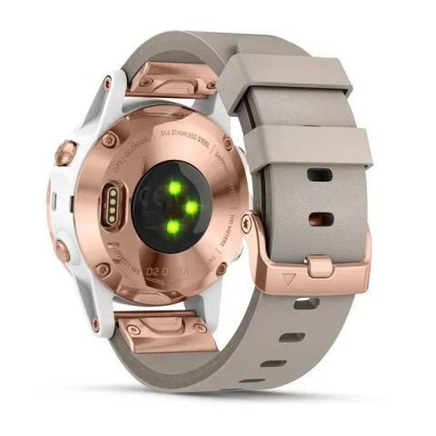 Смарт-годинник Garmin D2 Delta S з бежевим шкіряним ремінцем для авіаторів