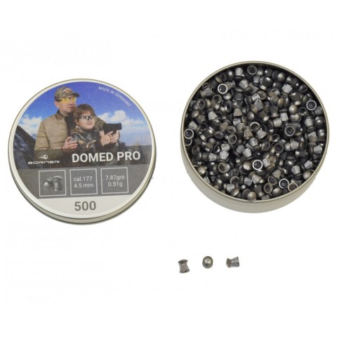 Пули Borner Domed PRO, 4,5 мм, 0,6 гр 500 шт
