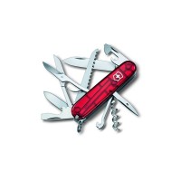 Ніж Victorinox Huntsman 91мм,15функ,черв.прозор (блістер)