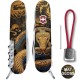 Ніж Victorinox Huntsman Zodiac 91мм,15функ ,Дерев'яна змія