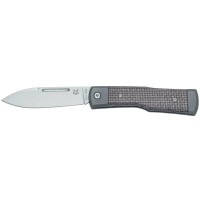 Нож Fox Gunstock, bison Micarta + titanium ц:black